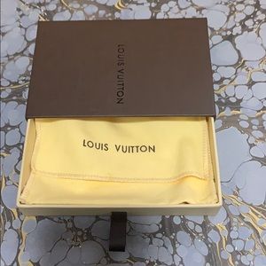 Louis Vuitton box with dust bag